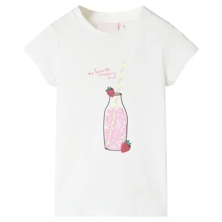 Ecru children's t-shirt 92 by , Kids T-shirts - Ref: Foro24-11259, Price: 8,19 €, Discount: %