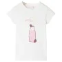 Ecru children's t-shirt 92 by , Kids T-shirts - Ref: Foro24-11259, Price: 8,19 €, Discount: %