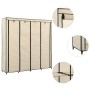 Armario con 4 compartimentos color crema 175x45x170 cm de vidaXL, Armarios roperos - Ref: Foro24-282447, Precio: 64,46 €, Des...