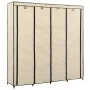 Schrank mit 4 Fächern in Cremefarbe 175x45x170 cm von vidaXL, Kleiderschränke - Ref: Foro24-282447, Preis: 58,07 €, Rabatt: %
