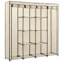 Armario con 4 compartimentos color crema 175x45x170 cm de vidaXL, Armarios roperos - Ref: Foro24-282447, Precio: 64,46 €, Des...