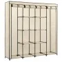 Schrank mit 4 Fächern in Cremefarbe 175x45x170 cm von vidaXL, Kleiderschränke - Ref: Foro24-282447, Preis: 58,07 €, Rabatt: %