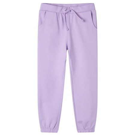 Pantalones de chándal infantiles color lila 140 de , Pantalones de niños - Ref: Foro24-10538, Precio: 11,70 €, Descuento: %