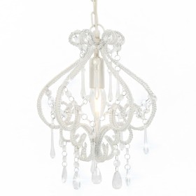 Round white ceiling lamp with E14 beads by vidaXL, Lamps - Ref: Foro24-281593, Price: 42,42 €, Discount: %
