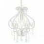 Lámpara de techo con cuentas blanco redonda E14 de vidaXL, Lámparas - Ref: Foro24-281593, Precio: 40,06 €, Descuento: %