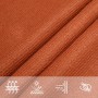 Toldo de vela HDPE naranja 160 g/m² 2,5x4 m