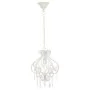 Lámpara de techo con cuentas blanco redonda E14 de vidaXL, Lámparas - Ref: Foro24-281593, Precio: 40,06 €, Descuento: %