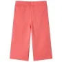 Pantalón infantil con perneras anchas coral 128 de , Pantalones de niños - Ref: Foro24-11047, Precio: 10,64 €, Descuento: %