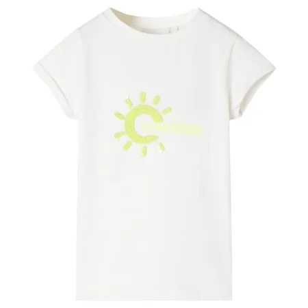 Camiseta infantil color crudo 104 de , Camisetas para niños - Ref: Foro24-11180, Precio: 7,99 €, Descuento: %