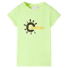 Neongelbes Kinder-T-Shirt 128 von , Kinder-T-Shirts - Ref: Foro24-11177, Preis: 7,99 €, Rabatt: %