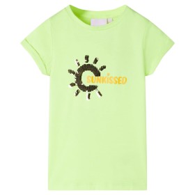 Neon yellow children's t-shirt 104 by , Kids T-shirts - Ref: Foro24-11175, Price: 8,07 €, Discount: %