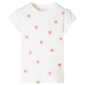 Ecrufarbenes Kinder-T-Shirt 140 von , Kinder-T-Shirts - Ref: Foro24-11233, Preis: 8,64 €, Rabatt: %