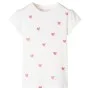 Ecrufarbenes Kinder-T-Shirt 116 von , Kinder-T-Shirts - Ref: Foro24-11231, Preis: 8,54 €, Rabatt: %