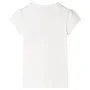 Ecrufarbenes Kinder-T-Shirt 116 von , Kinder-T-Shirts - Ref: Foro24-11231, Preis: 8,54 €, Rabatt: %