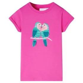 Dunkelrosa Kinder-T-Shirt 116 von , Kinder-T-Shirts - Ref: Foro24-11206, Preis: 8,30 €, Rabatt: %