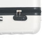 Set starrer Trolley-Koffer, 3-teilig, glänzendes silbernes ABS von vidaXL, Koffer - Ref: Foro24-91887, Preis: 133,75 €, Rabat...