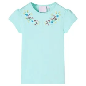 Helles Aquamarin-Kinder-T-Shirt 116 von , Kinder-T-Shirts - Ref: Foro24-11336, Preis: 8,59 €, Rabatt: %