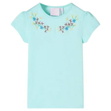 Camiseta infantil aguamarina claro 116 de , Camisetas para niños - Ref: Foro24-11336, Precio: 8,59 €, Descuento: %