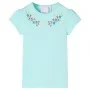 Camiseta infantil aguamarina claro 116 de , Camisetas para niños - Ref: Foro24-11336, Precio: 8,59 €, Descuento: %