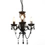 Chandelier with round black beads 3 x E14 by vidaXL, Lamps - Ref: Foro24-281597, Price: 50,13 €, Discount: %