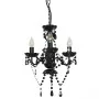 Chandelier with round black beads 3 x E14 by vidaXL, Lamps - Ref: Foro24-281597, Price: 59,76 €, Discount: %