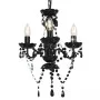 Kronleuchter mit runden schwarzen Perlen 3 x E14 von vidaXL, Lampen - Ref: Foro24-281597, Preis: 59,76 €, Rabatt: %