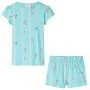 Pijama infantil de manga corta color crudo 104 de , Pijamas de niños - Ref: Foro24-11395, Precio: 11,04 €, Descuento: %