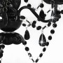 Chandelier with round black beads 3 x E14 by vidaXL, Lamps - Ref: Foro24-281597, Price: 50,13 €, Discount: %