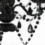 Chandelier with round black beads 3 x E14 by vidaXL, Lamps - Ref: Foro24-281597, Price: 59,76 €, Discount: %