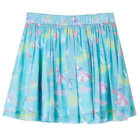 Hellblauer Kinder-Faltenrock 128 von , Kinderhosen - Ref: Foro24-11447, Preis: 12,29 €, Rabatt: %