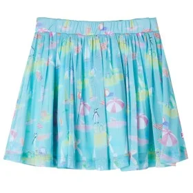 Hellblauer Kinder-Faltenrock 128 von , Kinderhosen - Ref: Foro24-11447, Preis: 12,16 €, Rabatt: %
