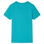 Children's short-sleeved t-shirt in dark mint green 128 by , Kids T-shirts - Ref: Foro24-11872, Price: 8,28 €, Discount: %