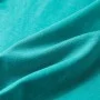 Kurzarm-T-Shirt für Kinder in dunklem Mintgrün 128 von , Kinder-T-Shirts - Ref: Foro24-11872, Preis: 8,19 €, Rabatt: %