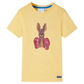 Kinder-Kurzarm-T-Shirt gelb 92 von , Kinder-T-Shirts - Ref: Foro24-11879, Preis: 8,19 €, Rabatt: %