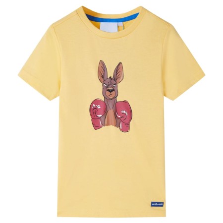 Kinder-Kurzarm-T-Shirt gelb 92 von , Kinder-T-Shirts - Ref: Foro24-11879, Preis: 8,28 €, Rabatt: %
