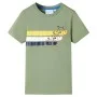 Children's short-sleeved t-shirt light khaki 116 by , Kids T-shirts - Ref: Foro24-12176, Price: 8,19 €, Discount: %