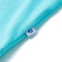 Aquamarin-Kurzarm-T-Shirt für Kinder 140 von , Kinder-T-Shirts - Ref: Foro24-12183, Preis: 8,28 €, Rabatt: %