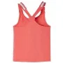 Korallenfarbenes Kinder-Tanktop 128 von , Kinder-T-Shirts - Ref: Foro24-10677, Preis: 8,39 €, Rabatt: %