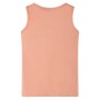 Camiseta de tirantes infantil naranja claro 140 de , Camisetas para niños - Ref: Foro24-12503, Precio: 7,88 €, Descuento: %