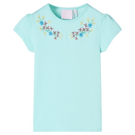 Helles Aquamarin-T-Shirt für Kinder 92 von , Kinder-T-Shirts - Ref: Foro24-11334, Preis: 8,66 €, Rabatt: %