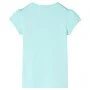 Camiseta infantil aguamarina claro 92 de , Camisetas para niños - Ref: Foro24-11334, Precio: 8,59 €, Descuento: %