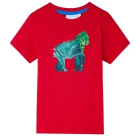 Red children's t-shirt 140 by , Kids T-shirts - Ref: Foro24-12258, Price: 8,06 €, Discount: %
