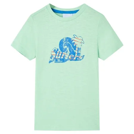 Camiseta infantil verde claro 104 de , Camisetas para niños - Ref: Foro24-12555, Precio: 7,93 €, Descuento: %