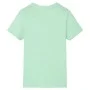 Camiseta infantil verde claro 104 de , Camisetas para niños - Ref: Foro24-12555, Precio: 7,93 €, Descuento: %