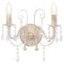 Antike weiße Perlenwandlampe mit 2 E14-Glühbirnen von vidaXL, Lampen - Ref: Foro24-281590, Preis: 45,53 €, Rabatt: %