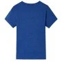 Kinder-T-Shirt dunkelblau meliert 92 von , Kinder-T-Shirts - Ref: Foro24-12484, Preis: 8,32 €, Rabatt: %