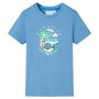 Mittelblaues Kinder-T-Shirt 116 von , Kinder-T-Shirts - Ref: Foro24-12576, Preis: 8,07 €, Rabatt: %