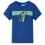 Kinder-T-Shirt dunkelblau meliert 116 von , Kinder-T-Shirts - Ref: Foro24-12486, Preis: 8,32 €, Rabatt: %