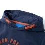 Sudadera infantil con capucha azul marino y naranja 128 de , Camisetas para niños - Ref: Foro24-12777, Precio: 12,74 €, Descu...