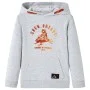 Kinder-Sweatshirt mit Kapuze in Grau und Orange 128 von , Kinder-T-Shirts - Ref: Foro24-12782, Preis: 12,74 €, Rabatt: %
